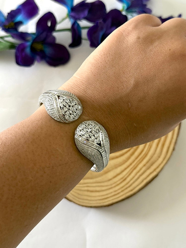 Designer Adjustable Kada in 925 Sterling Silver