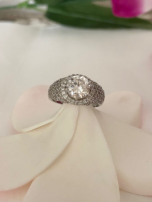 Silver Ring Solitaire Design