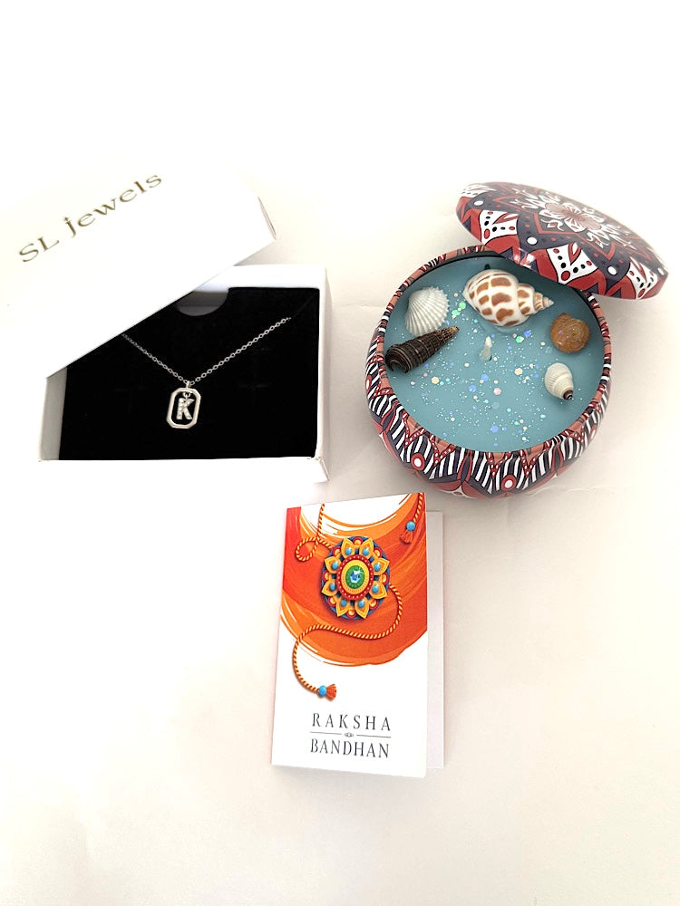 Initial Letter Rakhi Gift Hamper